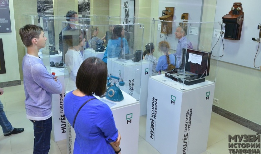 Открытие экспозиции «Музея истории телефона» в «Мастерславле»